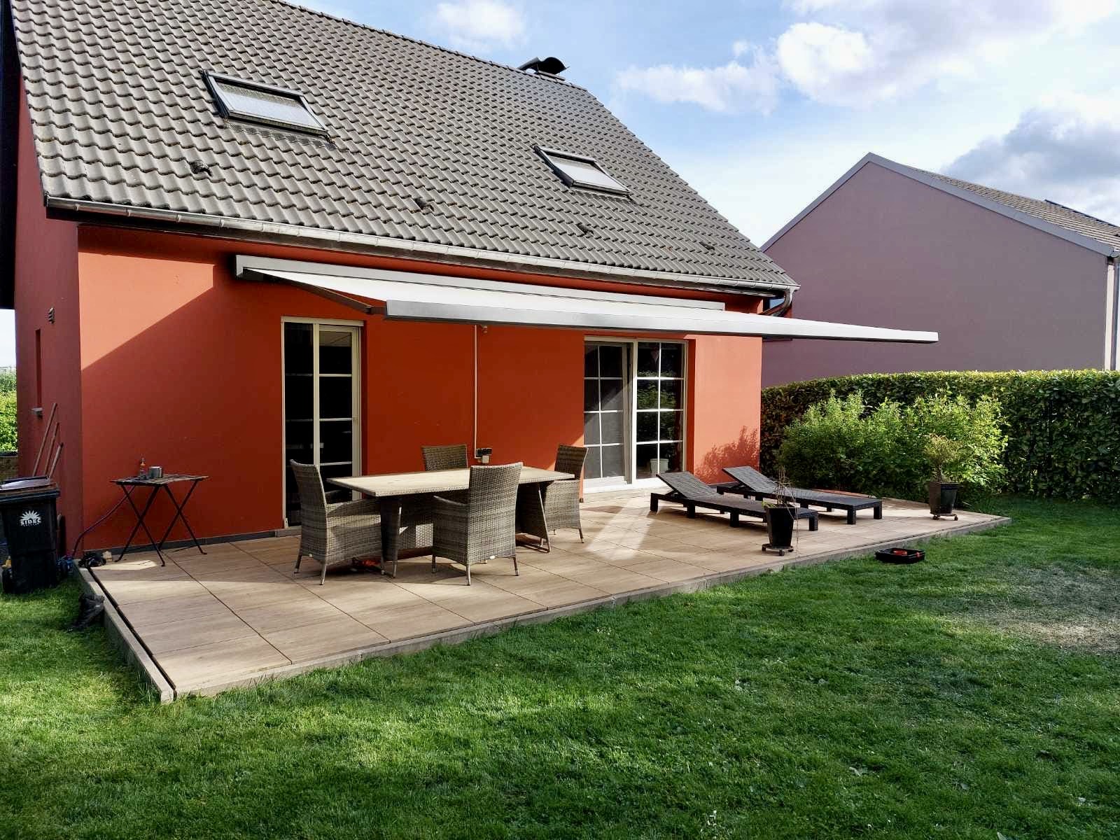 Maison vendue à Wolwelange, terrasse et jardin